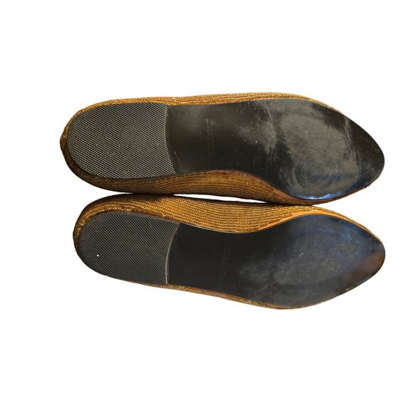 Caparros 9.5 gold flats - Picture 13 of 15